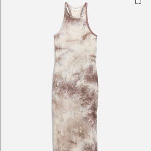 Yesly Maternity Tie Dye Maxi Racerback Dress